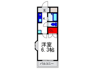 ラフレシア曽根の物件間取画像